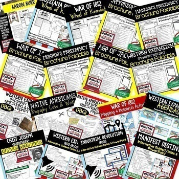 Westward Expansion Bundle | U.S. History Activities Print & Digital - preview 3