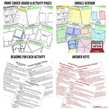 Royal Power Absolutism Activities Choice Board, Digital Learning, Google - preview 2