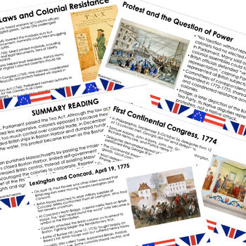 Road to Revolution Guided Notes and PowerPoints, Flipped Classroom - preview 4