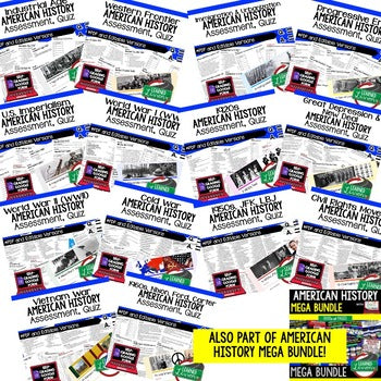 World War I, WWI Test & Quiz, American History Assessment Google Form - preview 3