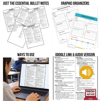 EXPLORATIONS Outline Notes, Explorers Bullet Notes, Unit Review, Test Prep - preview 2