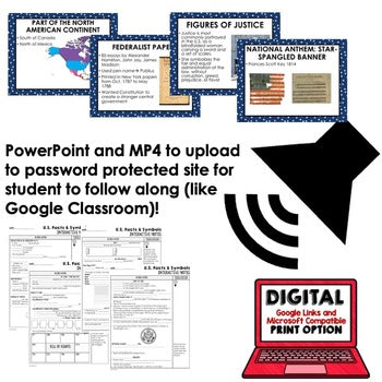 Civics Guided Notes Bundle | Government PowerPoints | Print & Digital - preview 4