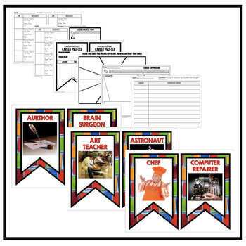 Career Exploration Word Wall | Career Readiness Posters & Vocabulary Activities - preview 2