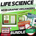 Life Science Guided Notes & PowerPoints Bundle | NGSS Biology Interactive Notes - preview 1