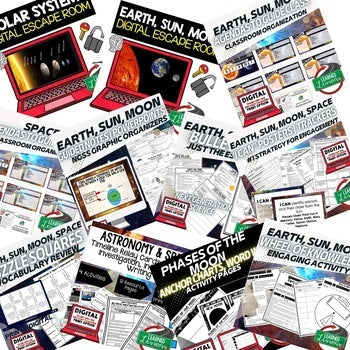 Astronomy Bundle | Earth, Sun, Moon & Planets Curriculum | NGSS Print & Digital - preview 3