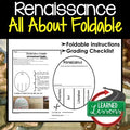 RENAISSANCE Activity, All About Foldable (Interactive Notebook) - preview 1