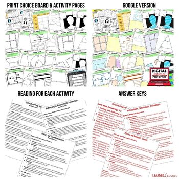 French Revolution Activities Choice Board, Digital Learning, Google, & Print - preview 2