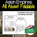 ASIAN EMPIRES Activity, All About Foldable (Interactive Notebook) - preview 1