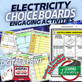 Electrical Energy Activity Choice Board, Physical Science Activity - preview 1