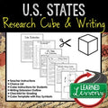U.S. States Activity Research Cube with Writing Extension Activity Pack - preview 1