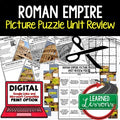 Roman Empire Activity Vocabulary Picture Puzzle World History Curriculum - preview 1