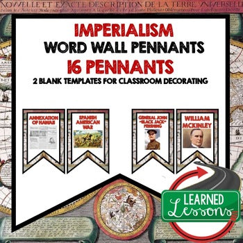 Imperialism Word Wall US History Word Wall US History Posters - preview 1