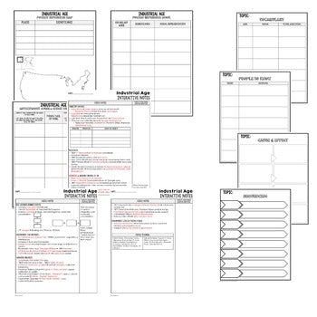Industrial Age Guided Notes and PowerPoints, US History, Print, Digital, Google - preview 2