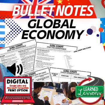 Global Economy Outline Notes, Bullet Notes, Unit Review, Test Prep - preview 1