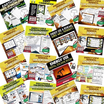 Energy, Renewable Resources & Conservation Bundle | Physical Science Curriculum - preview 2