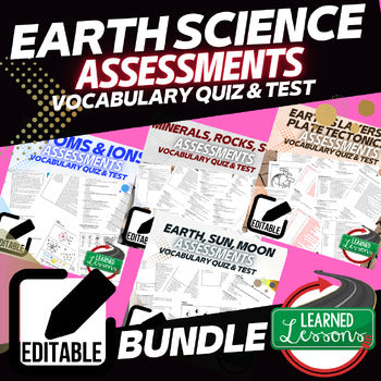 Earth's Layers Plate Tectonics Assessments, Test, Quiz, Assessments, Test, Quiz - preview 3
