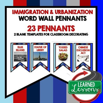 Immigration Word Wall US History Word Wall US History Posters - preview 1
