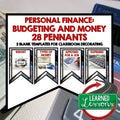 Personal Finance Word Wall | Budgeting Vocabulary | Financial Literacy Posters - preview 1