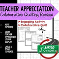 Teacher Appreciation Collaborative Quilt | Collaborative Poster - preview 1