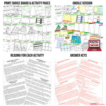 Ecology Activities Choice Board Life Science Choice Board - preview 2