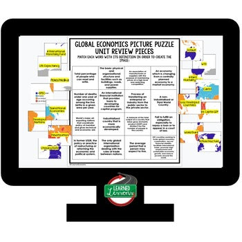 Global Economy Activity Picture Puzzle, Economics Curriculum - preview 3