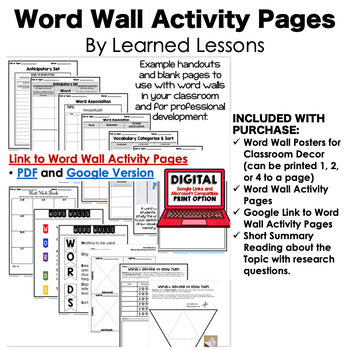 Government Word Wall | Civics Vocabulary Activities | Background of Government - preview 3