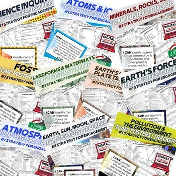 Earth Science I Can Posters | NGSS Learning Targets & Classroom Posters - preview 2
