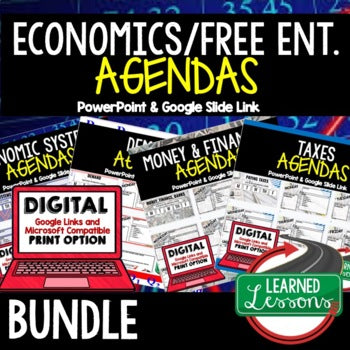 Free Enterprise in the US Agenda PowerPoint & Google Slides Civics Agenda - preview 4