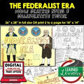 Federalist Era Collaborative Poster, Doodle Graphic Notes, Print & GOOGLE - preview 1