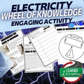 Electricity Activity, Wheel of Knowledge Interactive Notebook - preview 1