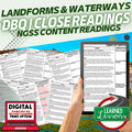 Landforms and Topography Science Reading Comprehension Passages and Questions - preview 1