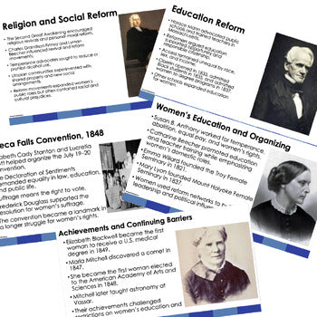 Reform Movements Guided Notes & PowerPoints American History Google - preview 4
