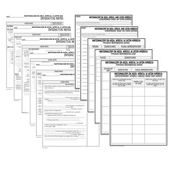 Nationalism Post WWI Guided Notes PowerPoints, Digital Learning, Google & Print - preview 2