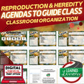 Reproduction and Heredity Agenda PowerPoint & Google Slides, Life Science Agenda - preview 1