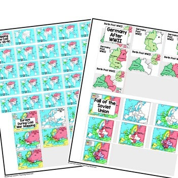 Cold War Map Activity, PowerPoint Guided Mapping, Mapping the Cold War Google - preview 4