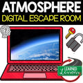 Atmosphere Digital Escape Room, Atmosphere Escape Room Earth Science Activity - preview 1
