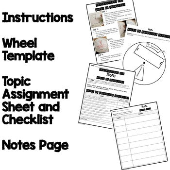 Fossils Activity, Wheel of Knowledge Interactive Notebook - preview 2