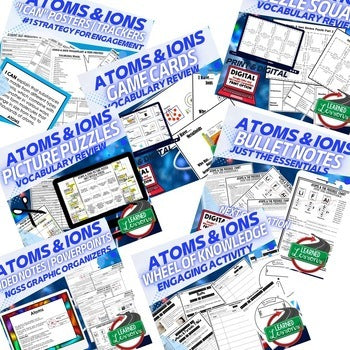 Atoms Bundle | Earth Science Activities | NGSS Chemistry Unit | Print & Digital - preview 3