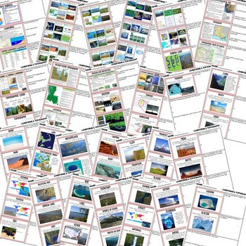 Landforms & Topography Warm Ups & Bell Ringers, NGSS Science Warm Ups - preview 2