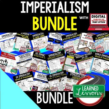 American Imperialism Activities Bundle | U.S. History Print & Digital Lessons - preview 1