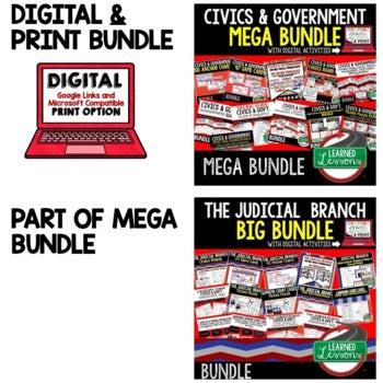 Judicial Branch Agenda PowerPoint & Google Slides, Civics Agenda - preview 2