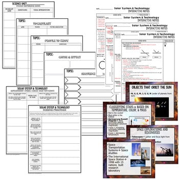 Solar System Guided Notes & PowerPoints NGSS Earth Science Guided Notes - preview 2
