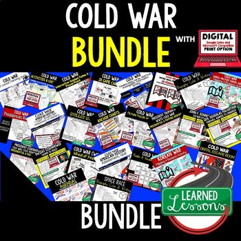 Cold War Activities Bundle | U.S. History Print & Digital Lessons - preview 1