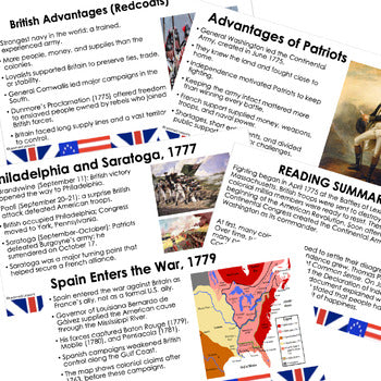 American Revolution Guided Notes & PowerPoints History, Flipped Classroom - preview 4