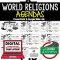 World Religions Agenda PowerPoint & Google Slides, World History Agenda - preview 1