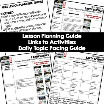 Atmosphere Lesson Plan Guide | NGSS Earth Science Lesson Plans - preview 2