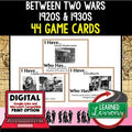 Between Two Great Wars Game Cards, Test Prep, Print & Digital Learning - preview 1