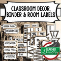 SECONDARY CLASSROOM DECOR, BINDER LABELS, Rome - preview 1