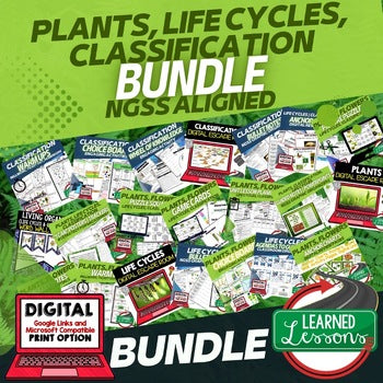 Life Science Living Organisms Bundle Classification, Plants, Flowers, Life Cycle - preview 1