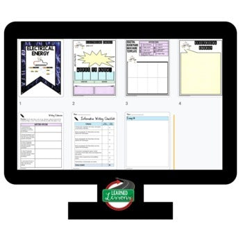 Electricity Activity Research, Bookmark Brochure, Writing & Google Link - preview 3